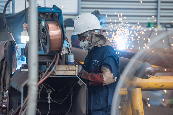 牙克石网架焊接车间